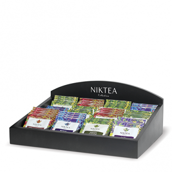 Деревянный дисплей для чайных пакетиков NikTea