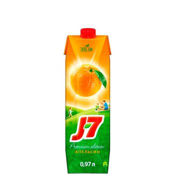 Сок J7 Апельсин 0,97л, 12шт