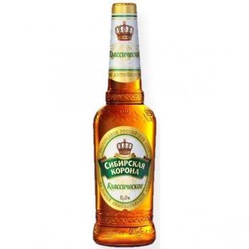 Сибирская Корона Классическое пиво в бутылке 0,5л