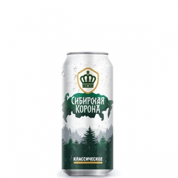 Сибирская Корона Классическое пиво в банке 0,5л