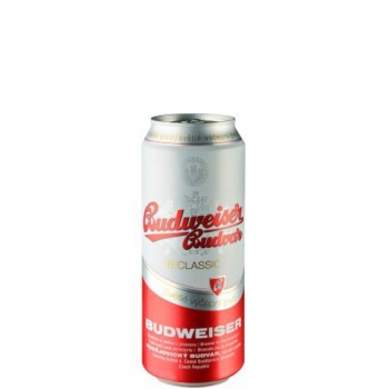 Budweiser Budvar пиво в банке 0,5л