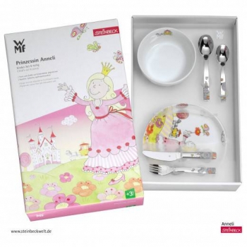 Набор детской посуды WMF 6 предметов Prinzessin Anneli, Принцесса Анна