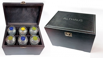 Подарочный набор с чаем Althaus Элит Ассорти, черный бокс