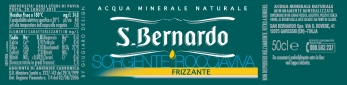 Минеральная вода S.Bernardo Frizzante газированная, в стекле 0.5л х 24шт