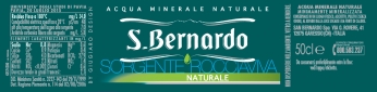 Минеральная вода S.Bernardo Naturale негазированная, в стекле 0.5л х 24шт