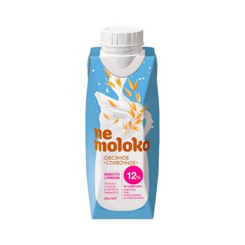 Овсяное сливочное молоко Nemoloko 250мл