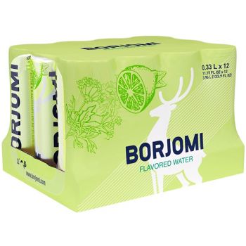 Напиток Боржоми Borjomi Flavored Water Лайм-Кориандр без сахара, 0.33л, 
12шт