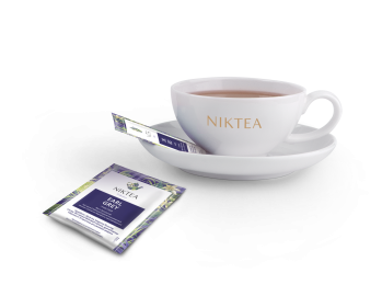 Чай черный Niktea Earl Grey с бергамотом в пакетиках 500х1.75г.