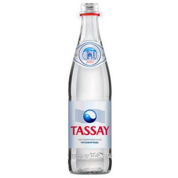 Минеральная вода TASSAY без газа, в стекле 0.5л х 12шт