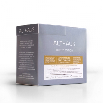 Чай черный Althaus Golden Earl Grey Caramel LED №200, 100г