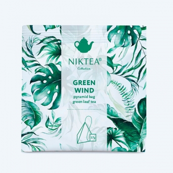 Чай зеленый NIKTEA Зеленый Ветер в пирамидках 15пак х 2,7г