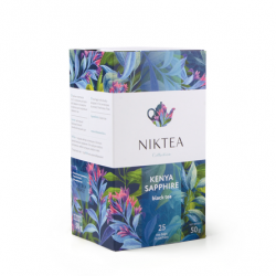 Чай черный Niktea Kenya Sapphire Кения в пакетиках 25х2г.