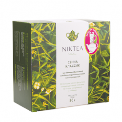 Чай зеленый Niktea Сенча Классик, чай в пакетиках для чайника