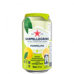 Напиток Sanpellegrino Pompelmo Грейпфрут, 0.33л, 24шт