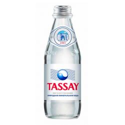 Минеральная вода TASSAY без газа, в стекле 0.25л х 12шт