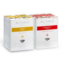 Чай Althaus Persischer Apfel + Lemon Mint Pyra-Pack 15пак х 2,75г, 2 пачки