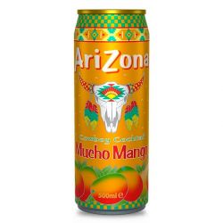 Холодный чай Arizona Mucho Mango 0,5л, 12шт ЖБ