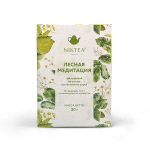 Чай травяной NIKTEA Лесная Медитация в пирамидках 15пак х 2г